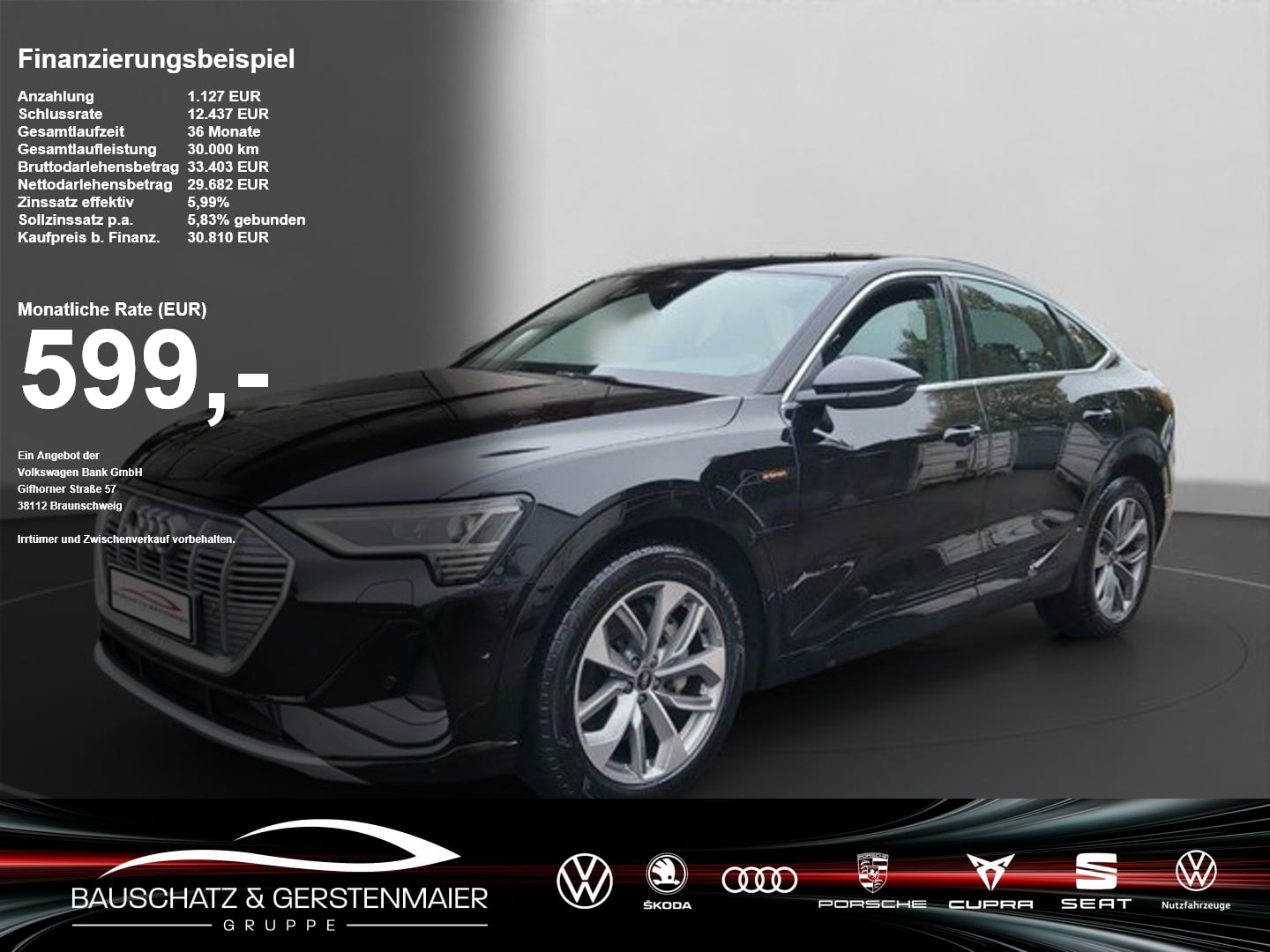 Audi e-tron Sportback 50 quattro S line MATRIX*LUFT Virtual