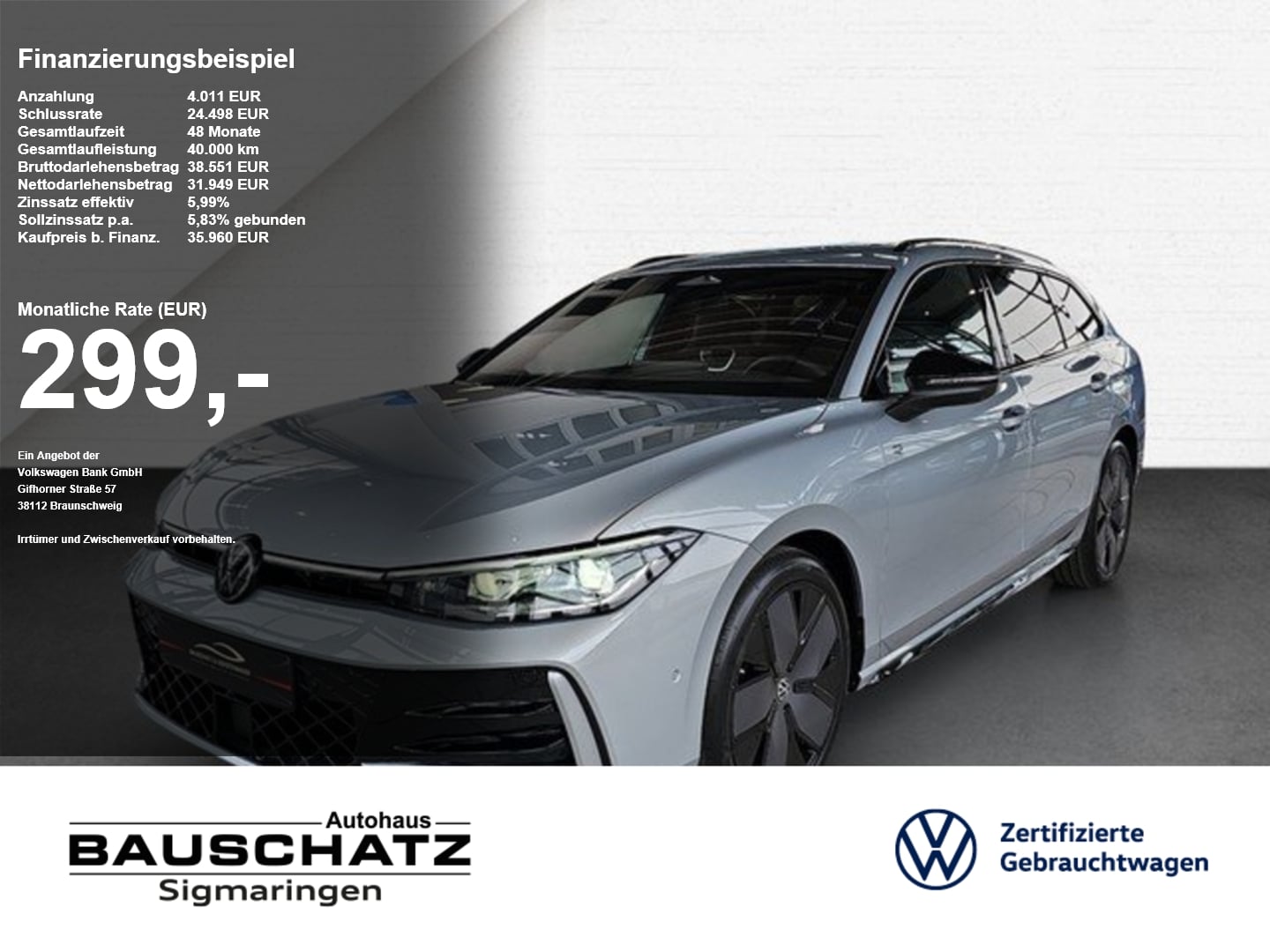 VW Passat Variant 2.0 TDI R-Line Black Style PANO HUD