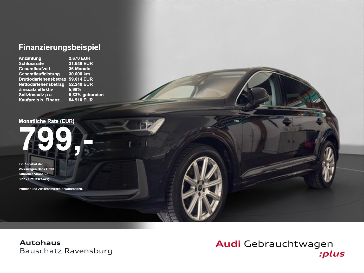 Audi Q7 50 TDI quattro S line *LED*AHK*HUD*PRIVACY* AHK PDC