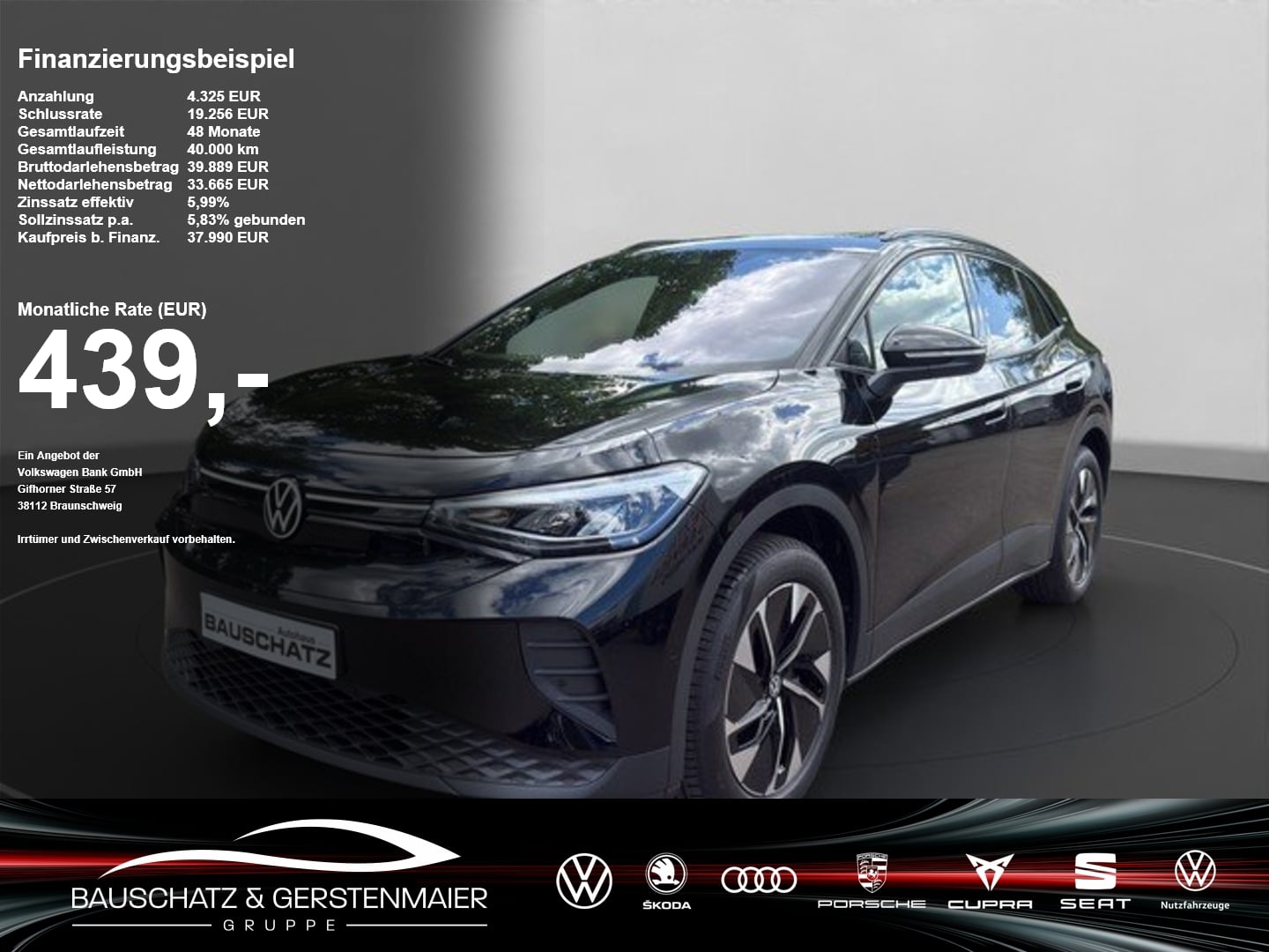 VW ID.4 Pure 52 kWh Energy Pure *LED*NAVI*RFK*ACC*
