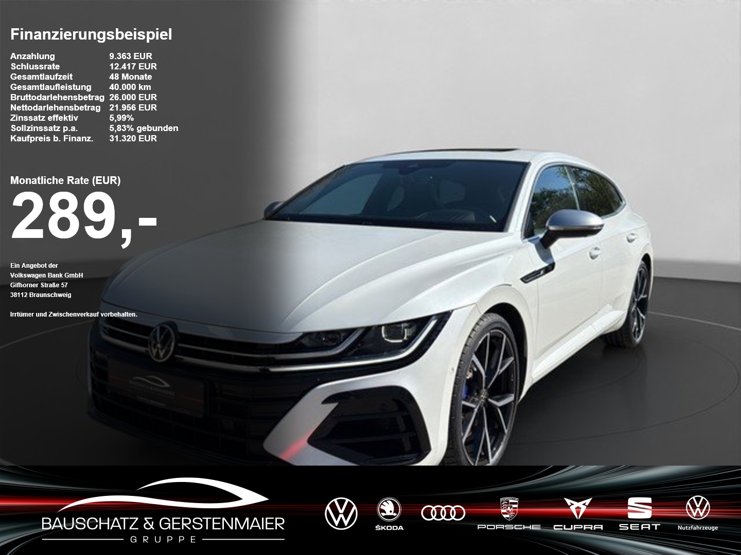 VW Arteon Shooting Brake R 4Motion *MATRIX*AHK*HUD*