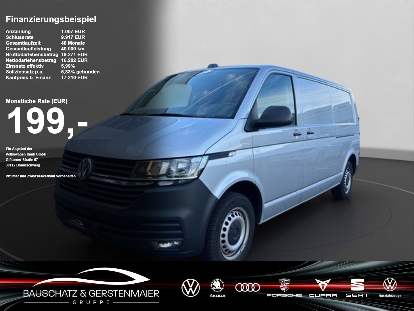 VW T6.1 Transporter Kasten LR 2.0 TDI DSG *NAVI* Navi PDC Kam.