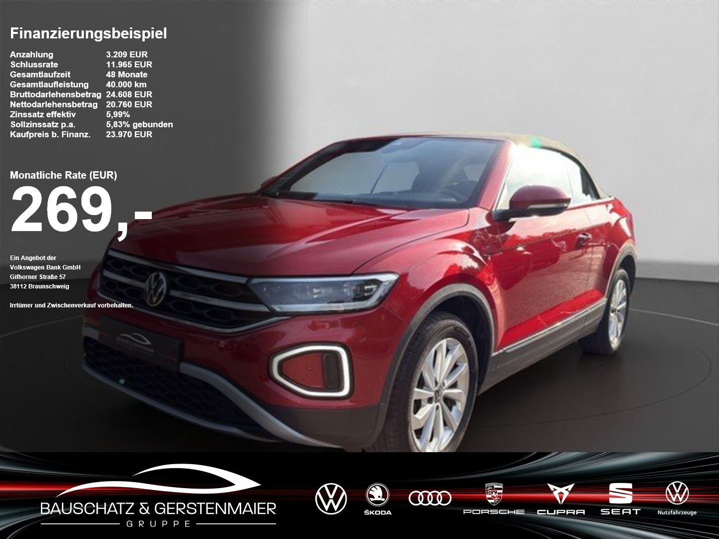VW T-Roc Cabriolet 1.5 TSI DSG Style *LED*NAVI*RFK* Virtual