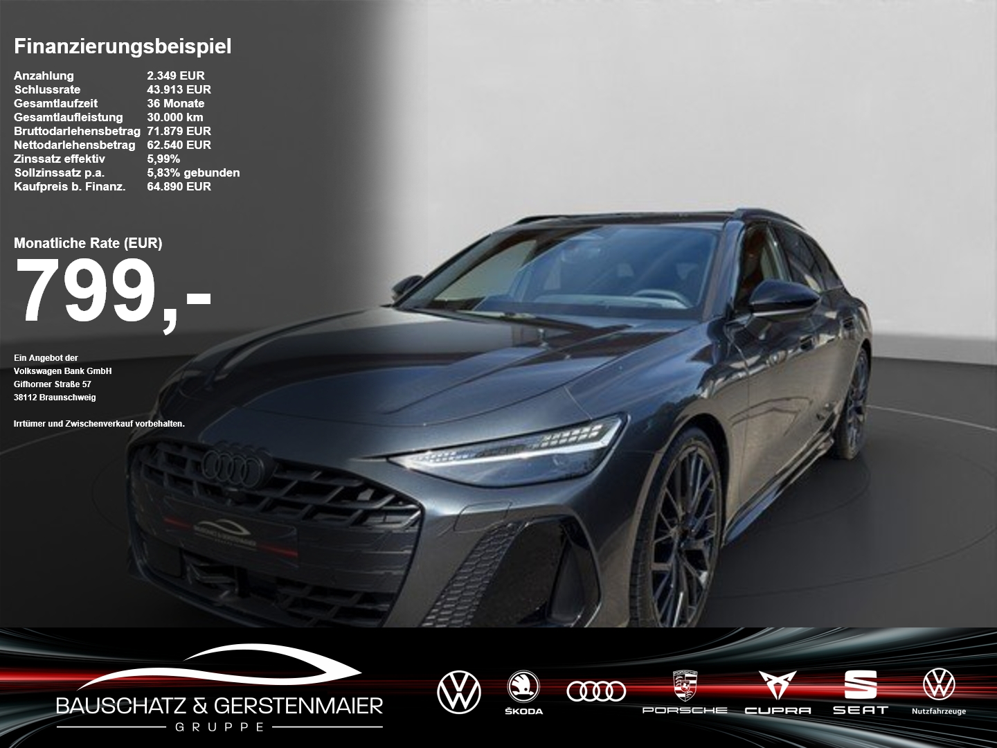 Audi A6 Avant TDI quattro 150 kW S line Edition One
