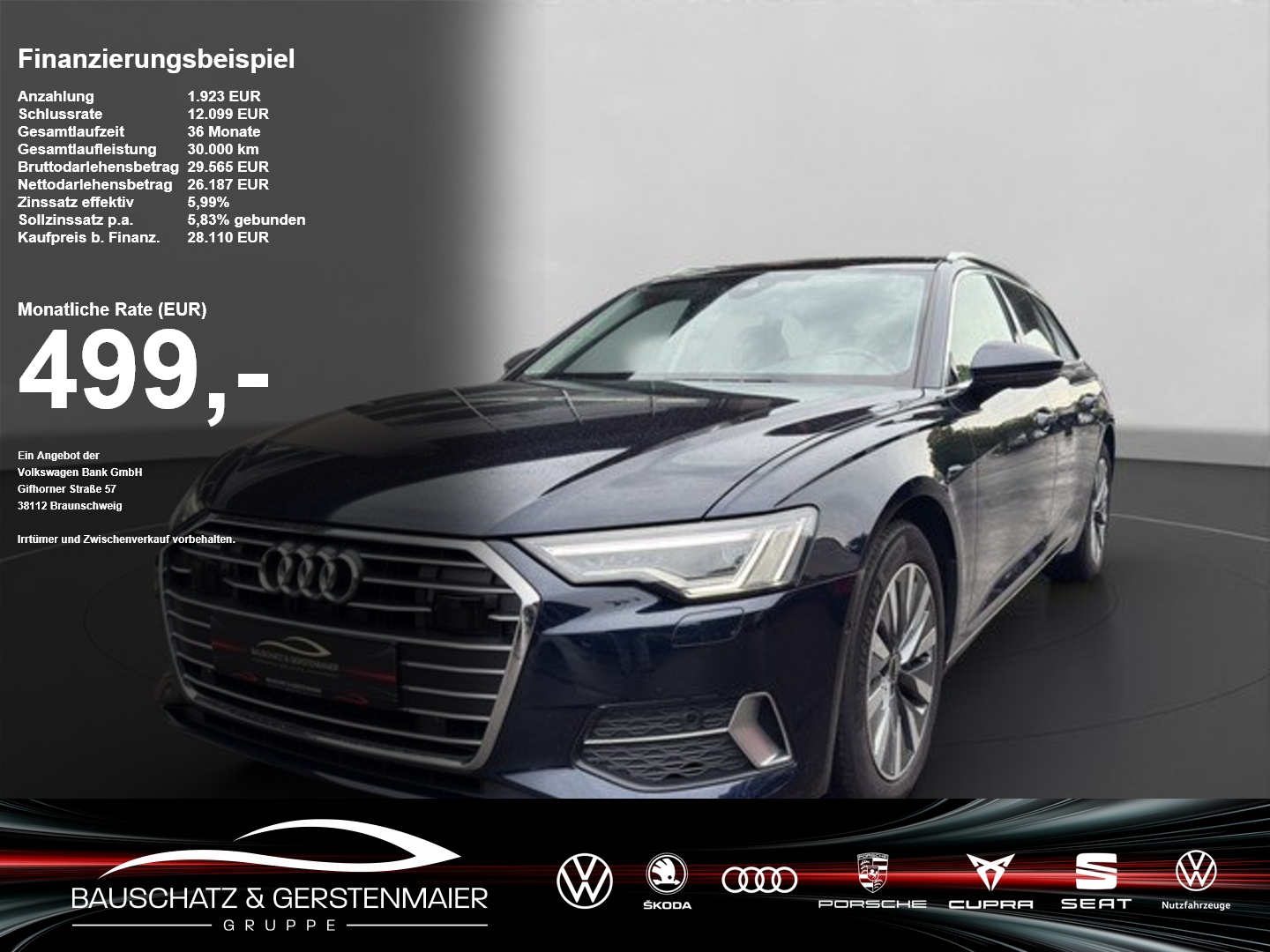 Audi A6 Avant 45 TDI quattro S tronic sport AHK*PANO AHK MATRIX