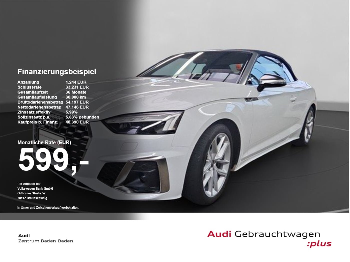 Audi S5 Cabrio 3.0 TFSI quattro *MATRIX*KAMERA*SOUND*