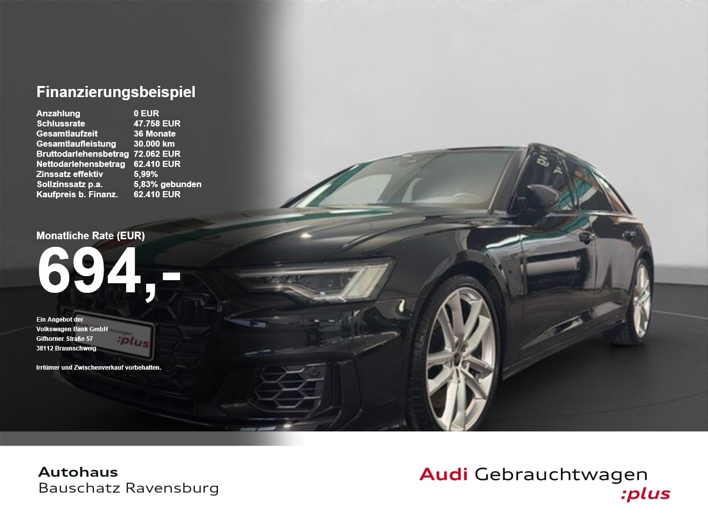 Audi S6 Avant 3.0 TDI quattro *21 ZOLL*B&O*MATRIX*SH* Virtual