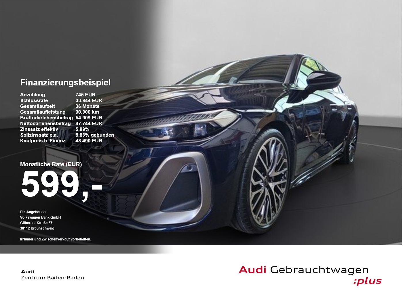 Audi A5 Lim. TFSI quattro edition one **Tech Plus**