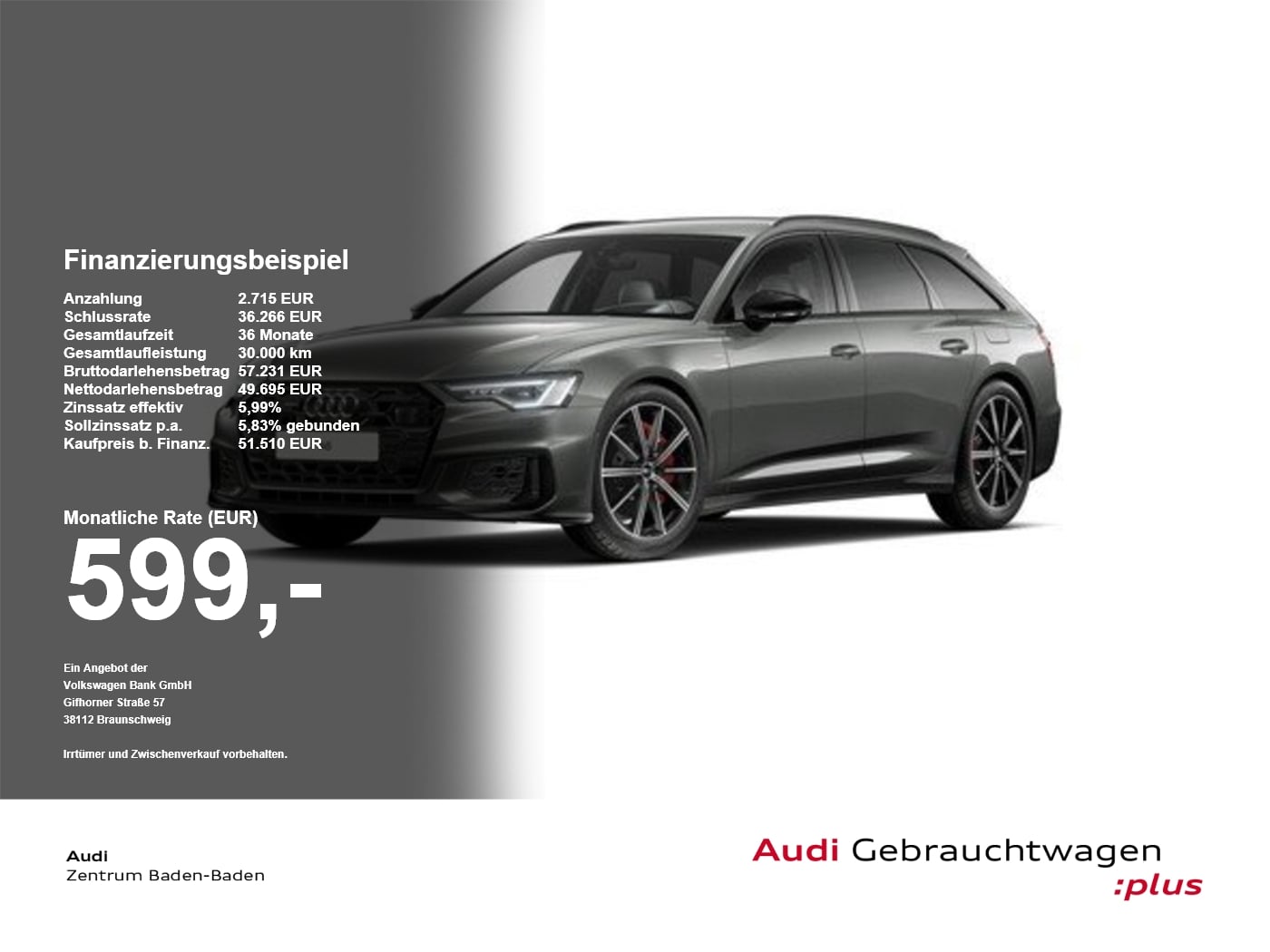 Audi A6 Avant 55 TFSI e quattro S line Head-Up*B&O