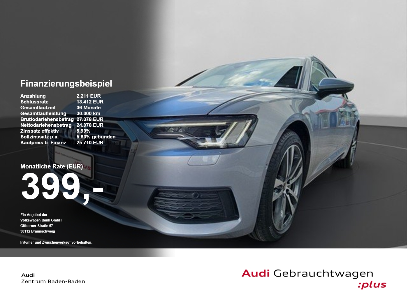 Audi A6 Avant 50 TFSI e quattro S tronic MATRIX*RFK SoundSys MATRIX