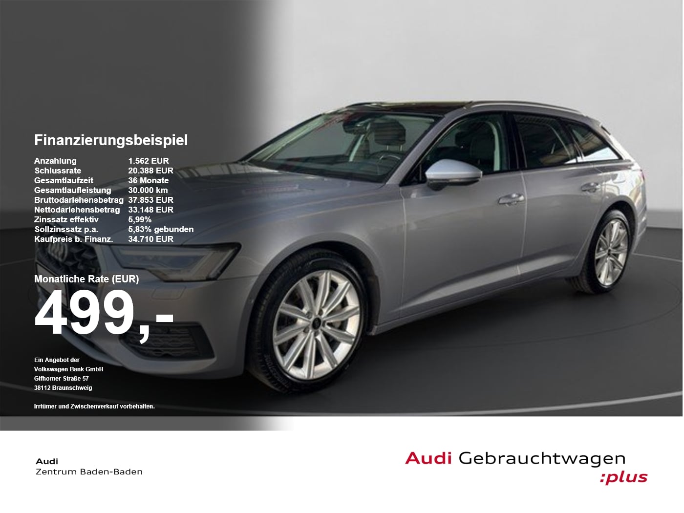 Audi A6 Avant 50 TFSI e quattro *LED*AHK*PANO*RFK*SZ* SpurH