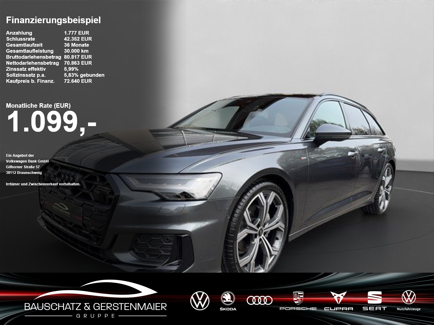 Audi A6 Avant 40 TDI quattro S tronic S line