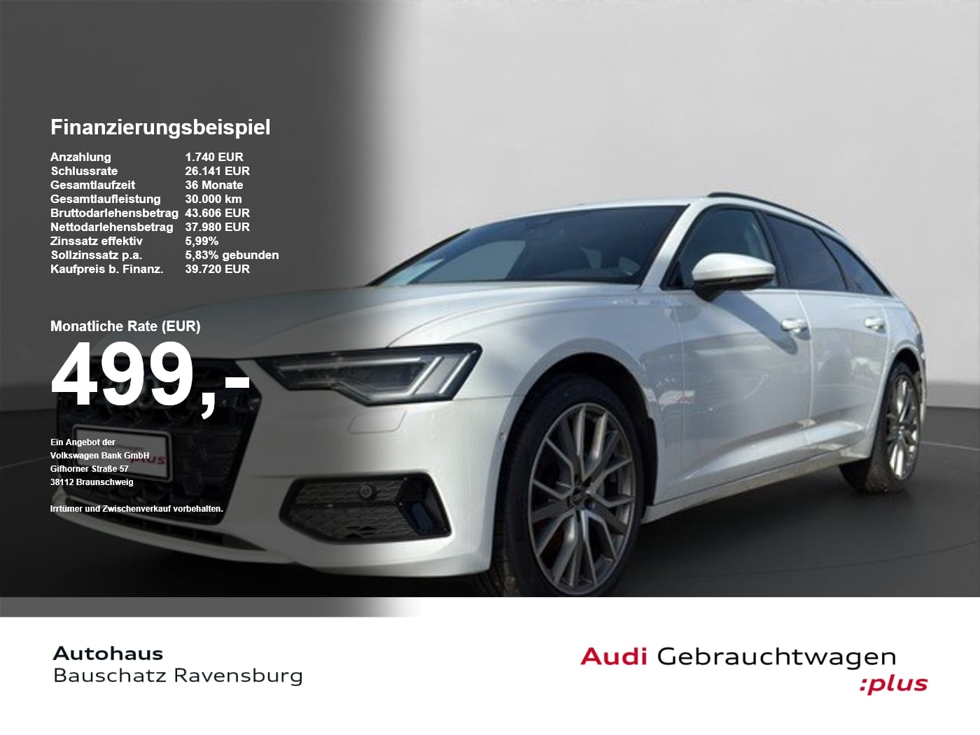 Audi A6 Avant 40 TDI advanced AHK*NAVI*VIRTUAL*OPTIK