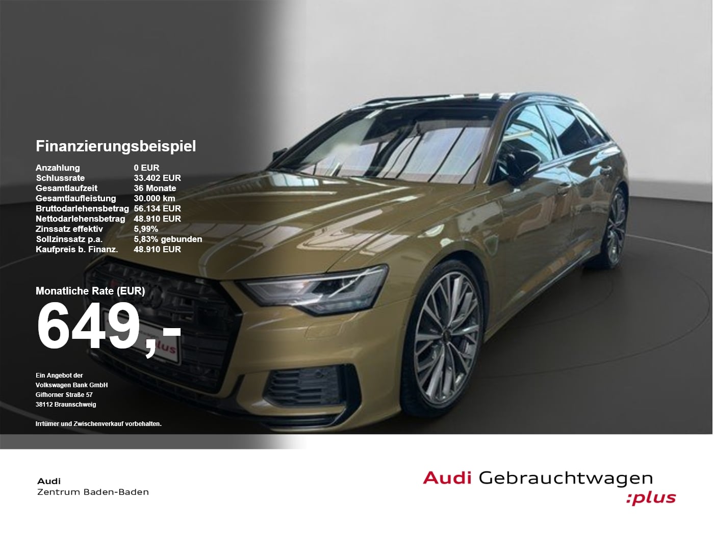 Audi S6 Avant 3.0 TDI quattro AHK*STZH*SOUND*PANO*SZH Virtual SoundSys