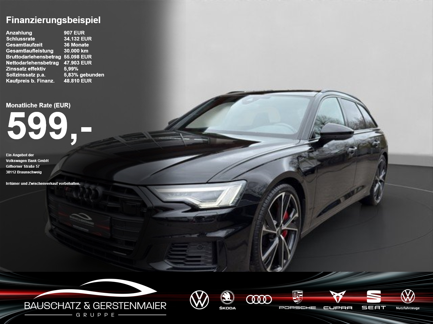 Audi S6 Avant 3.0 TDI quattro *AHK*PANO*B&O*OPTIK*SH* Virtual SoundSys
