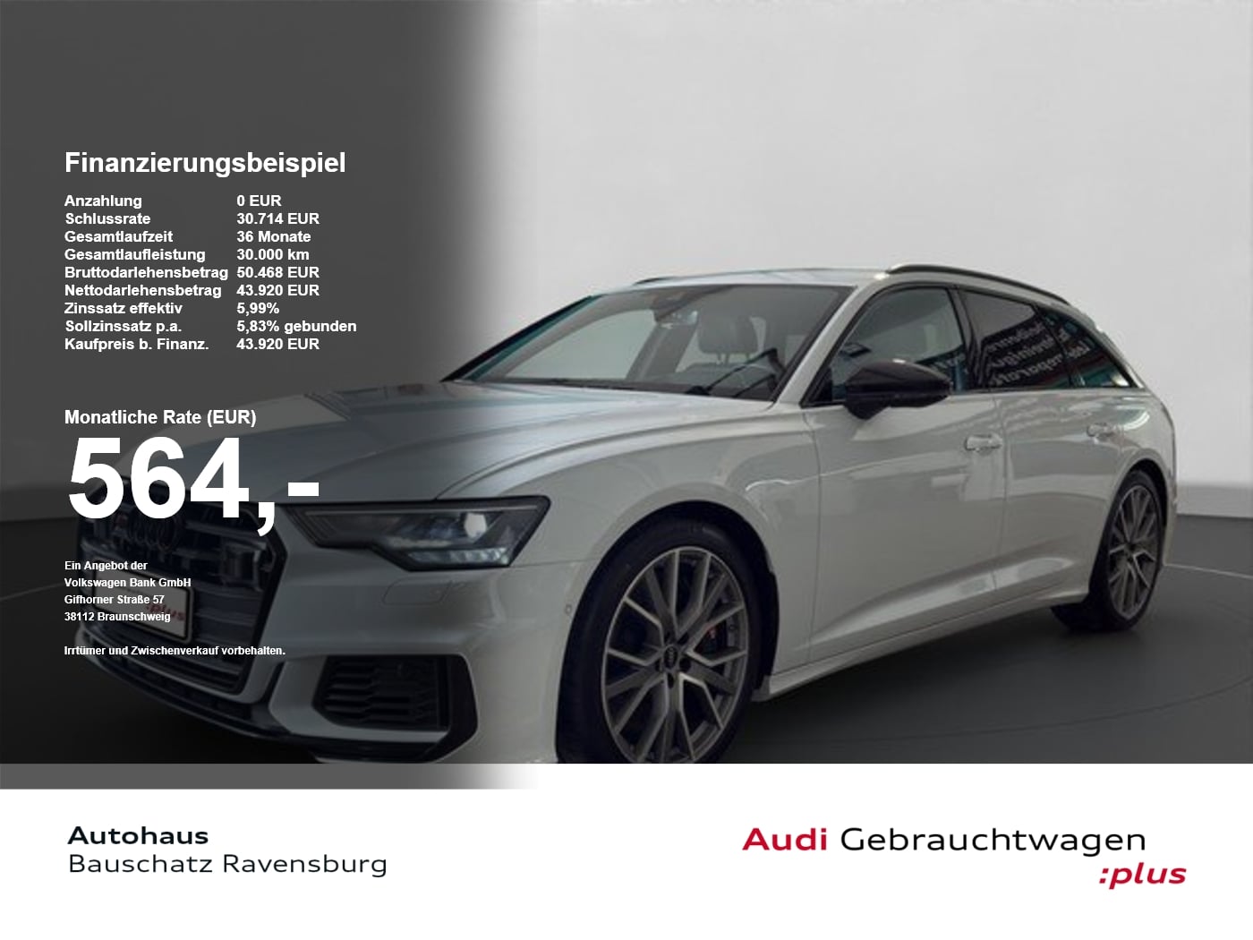 Audi S6 Avant 3.0 TDI quattro LED*HUD*SOUND*AHK*SZH AHK Virtual HUD