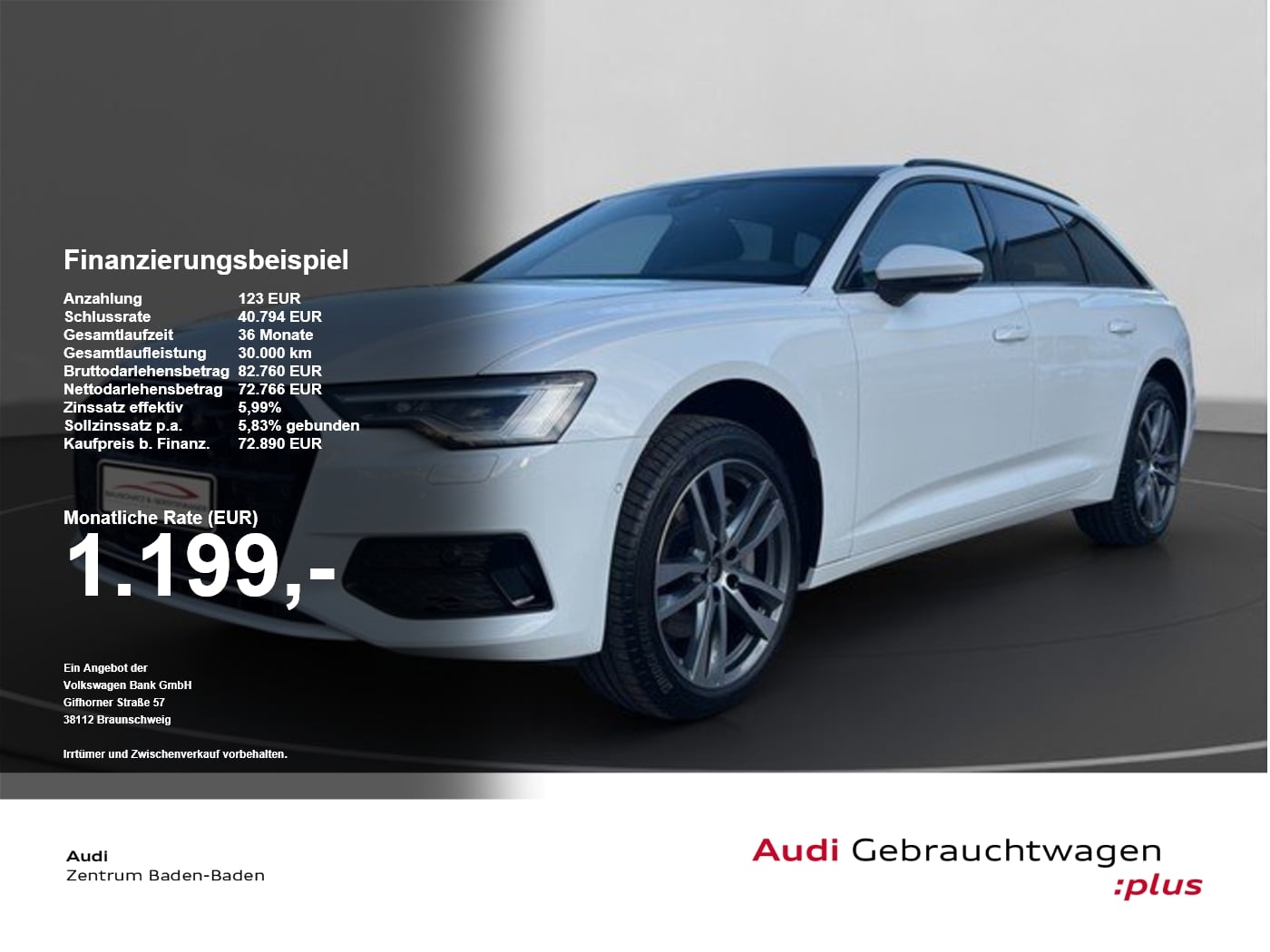 Audi A6 Avant advanced 45 TDI quattro Matrix*Pano