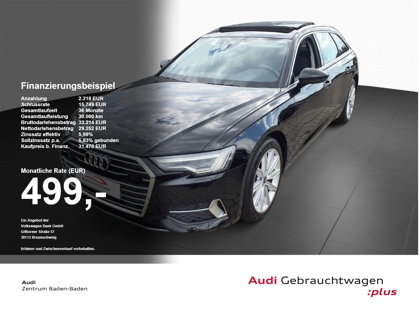 Audi A6 Avant 40 TDI sport *MATRIX*PANO*RFK*AHK*ACC* SpurH el.Heck SportS.