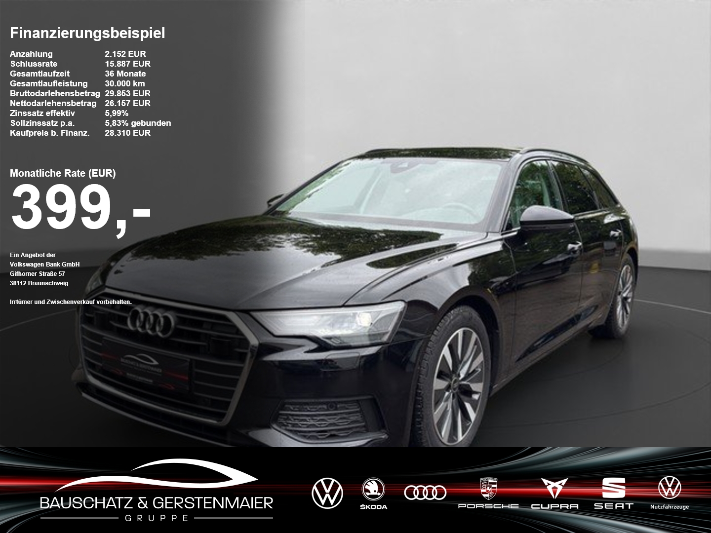 Audi A6 Avant 35 TDI *LED*RFK*B&O*VIRTUAL*ACC* SpurH el.Heck Navi ACC