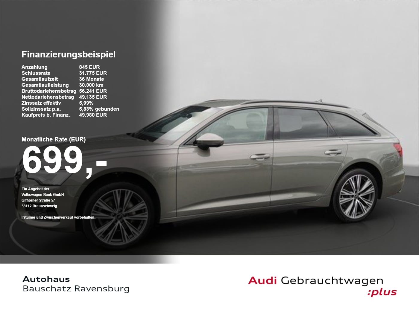 Audi A6 Avant 40 TDI quattro advanced