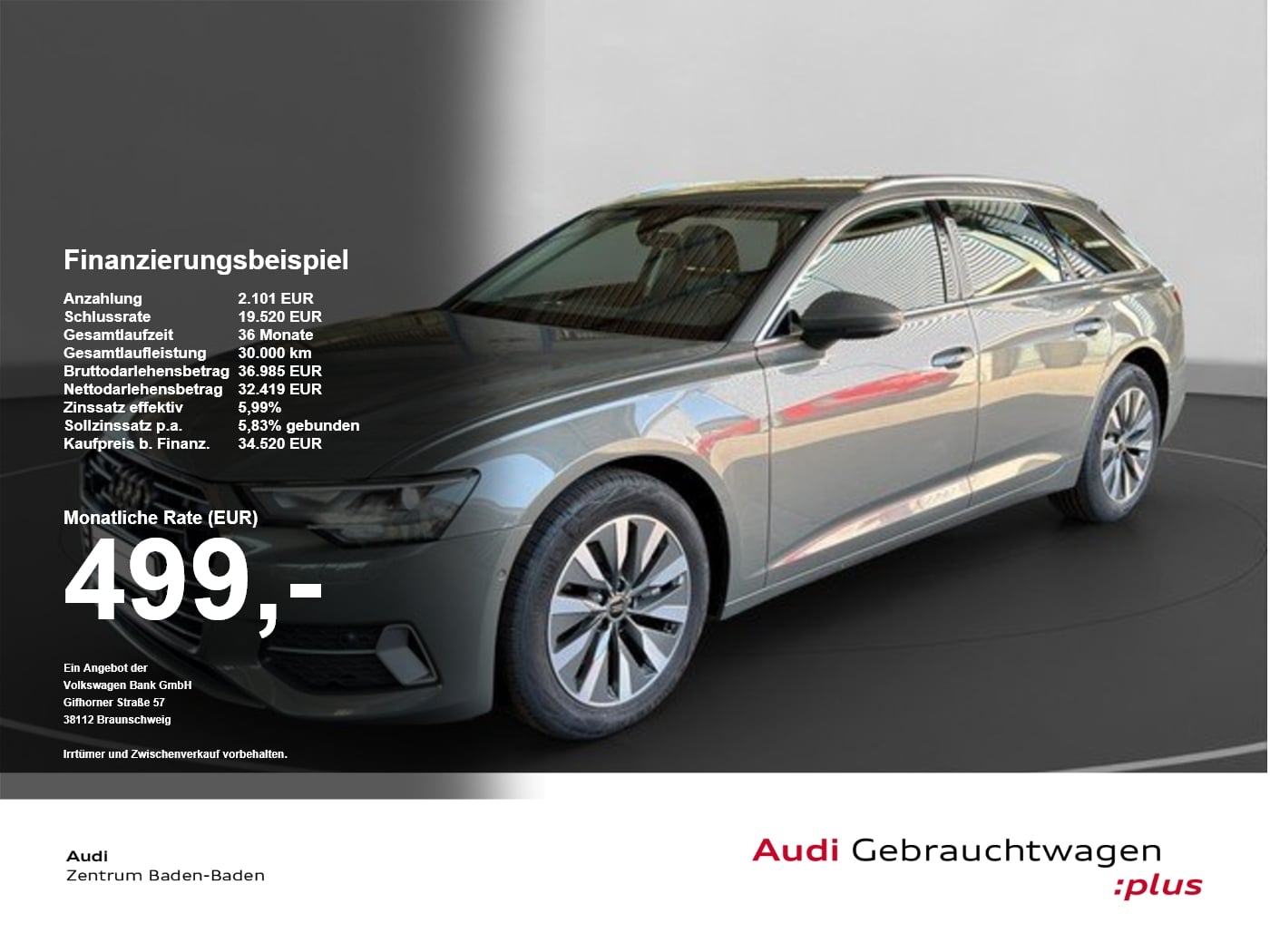Audi A6 Avant 45 TFSI quattro sport *LED*360&deg;*AHK*SH* SpurH el.Heck