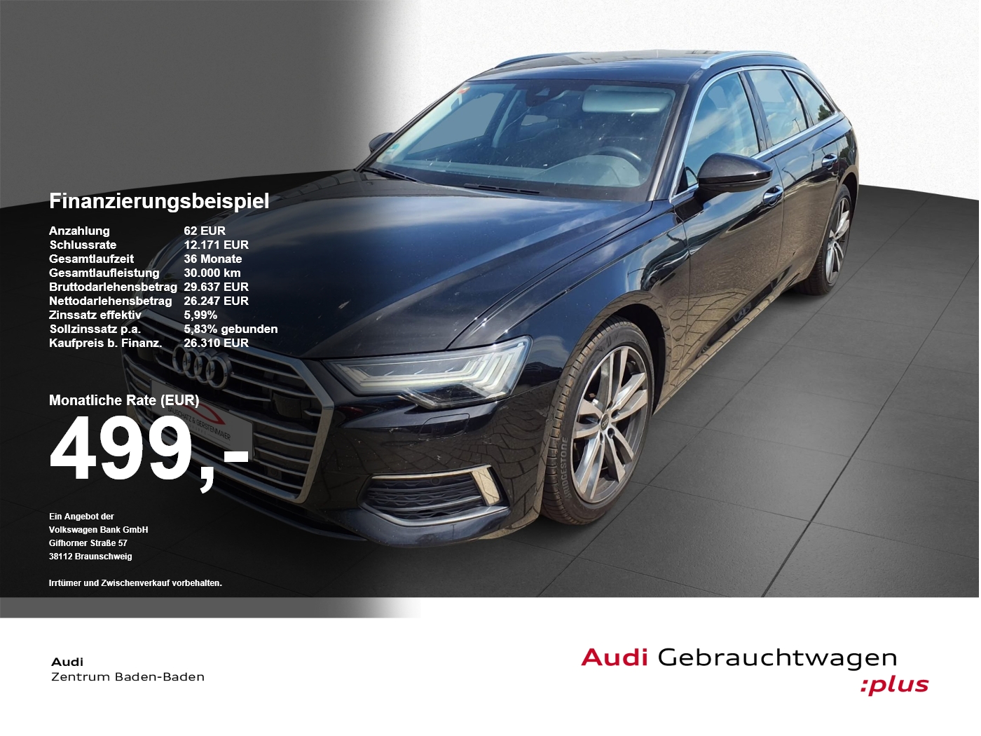 Audi A6 Avant 35 TDI design *MATRIX*ACC*SOUND*SZH* SpurH el.Heck Navi