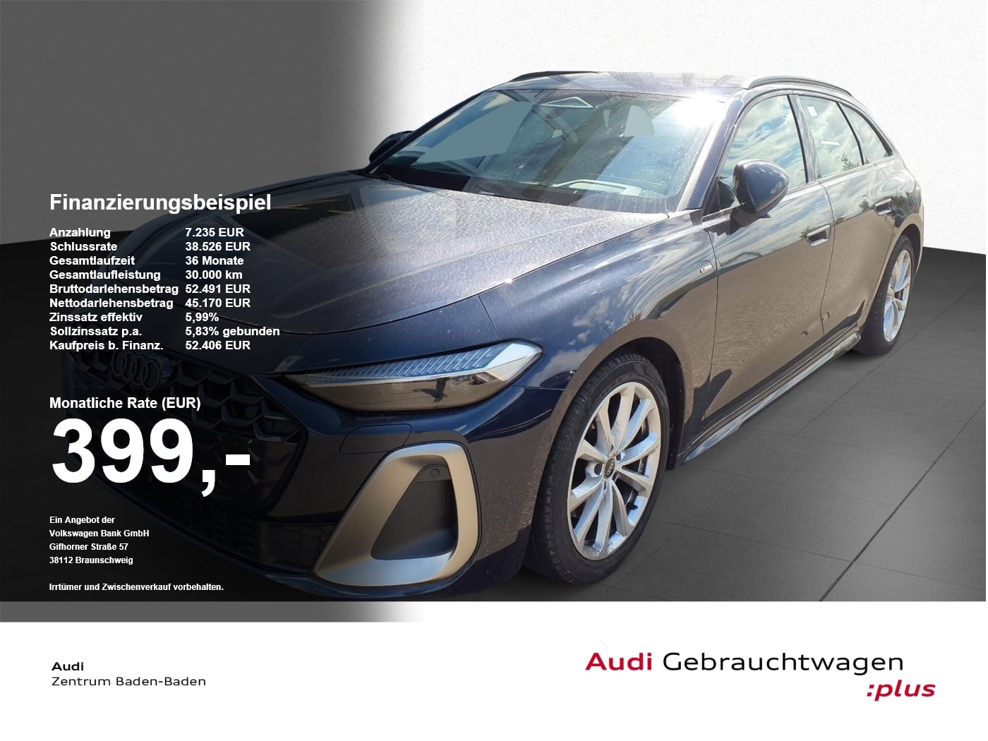 Audi A5 Avant TFSI 150 kW edition one *MATRIX*AHK*SZ* AHK  PDC