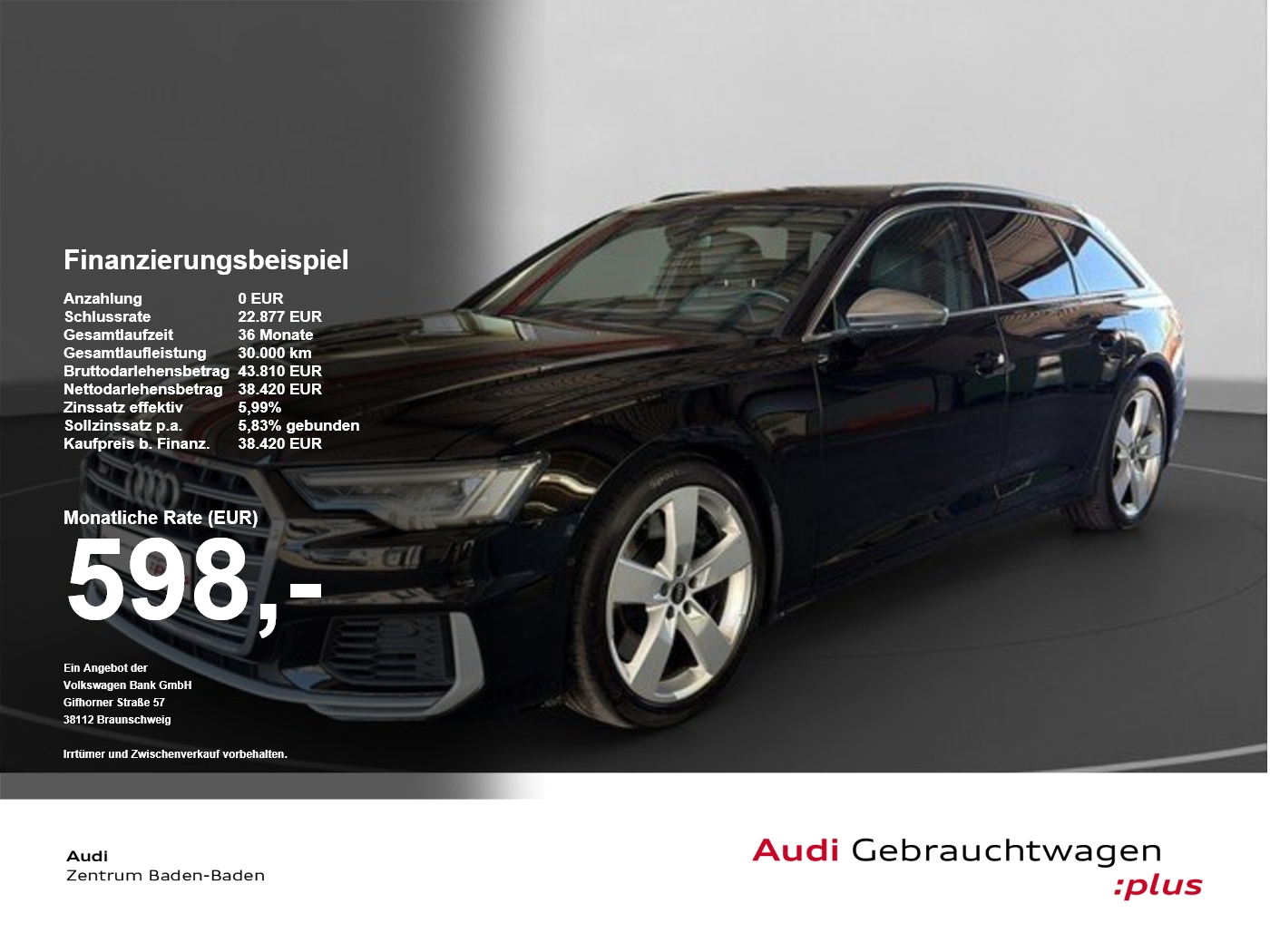 Audi S6 Avant 3.0 TDI quattro *AHK*STHZG*PANO*MATRIX* HUD MATRIX Kam.
