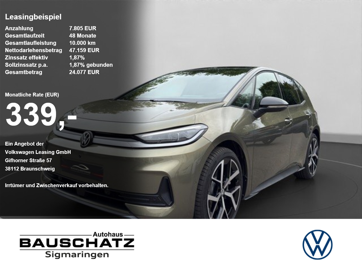 VW ID.3 Neo 58 kWh Style