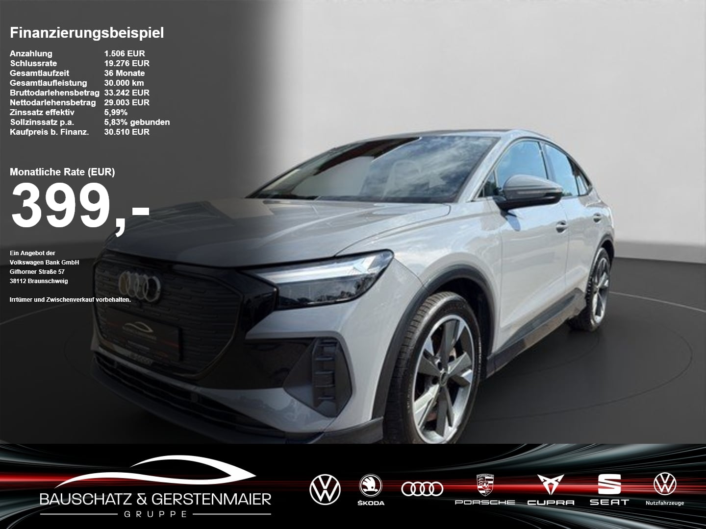 Audi Q4 e-tron Sportback 50 quattro LED*OPTIK*SZH LED