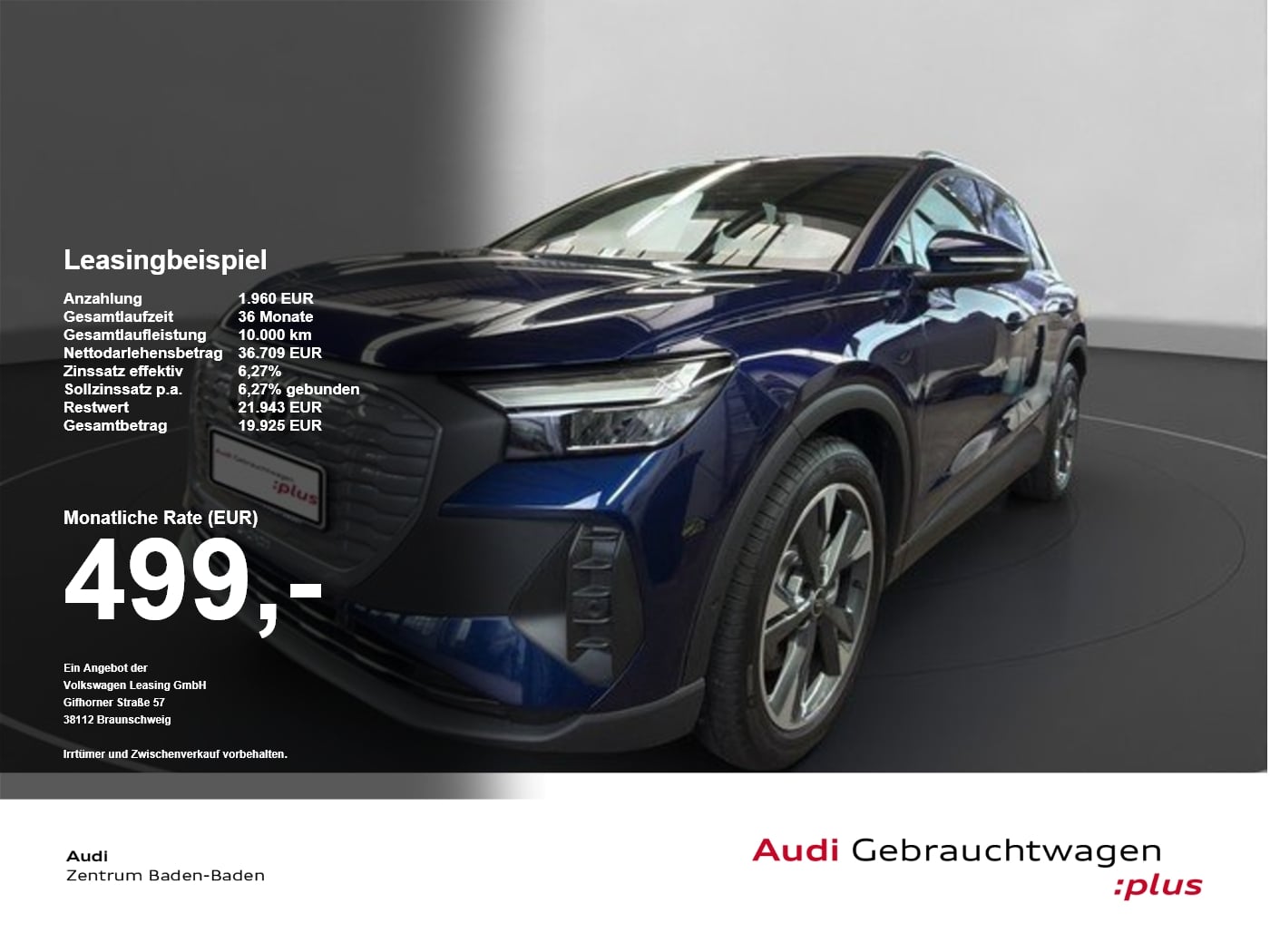 Audi Q4 e-tron 40 *LED*RFK*SONOS*NAVI*ACC*VIRTUAL* PDC DynLicht Kam.  SpurH
