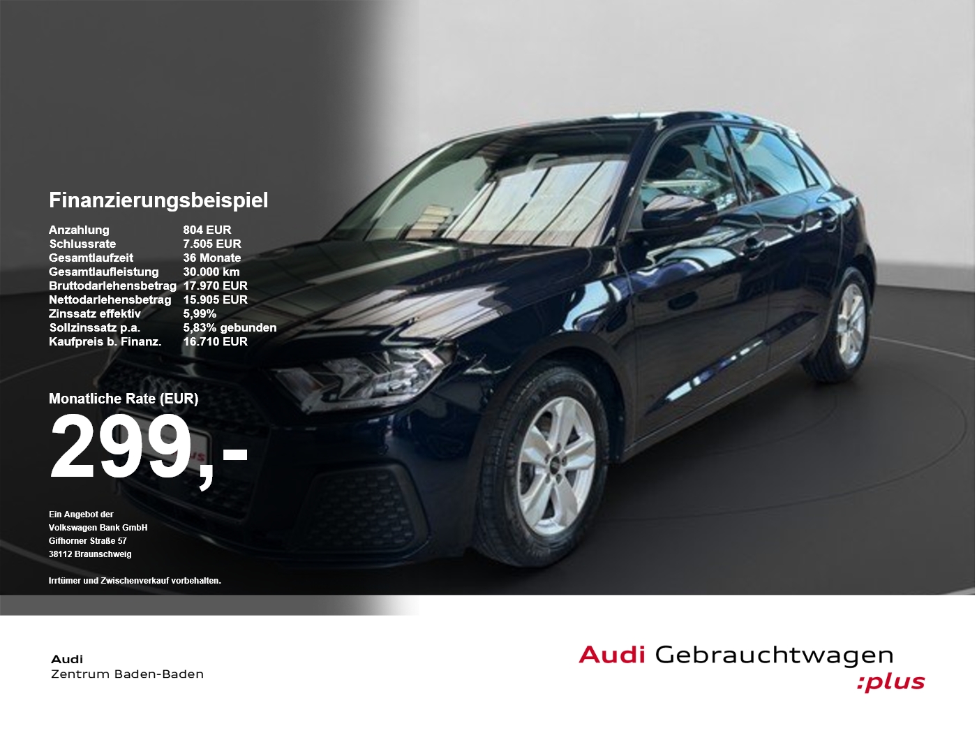 Audi A1 Sportback 30 TFSI *NAVI*PDC*VIRTUAL*LM-RÄDER* SpurH PDC Virtual LM