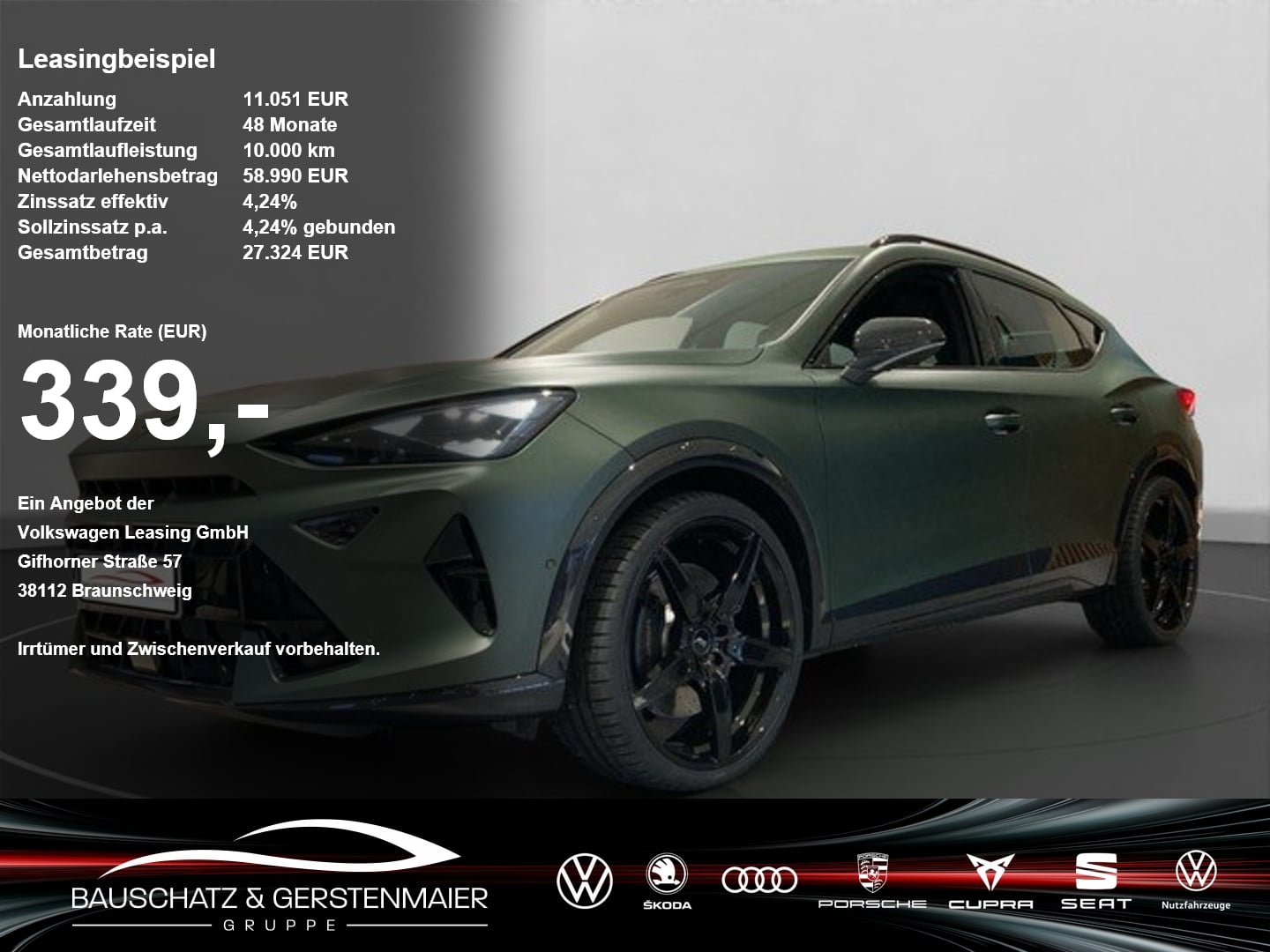 Cupra Formentor VZ ABT Power 400 PS Edition 4Drive 7-Gang DSG