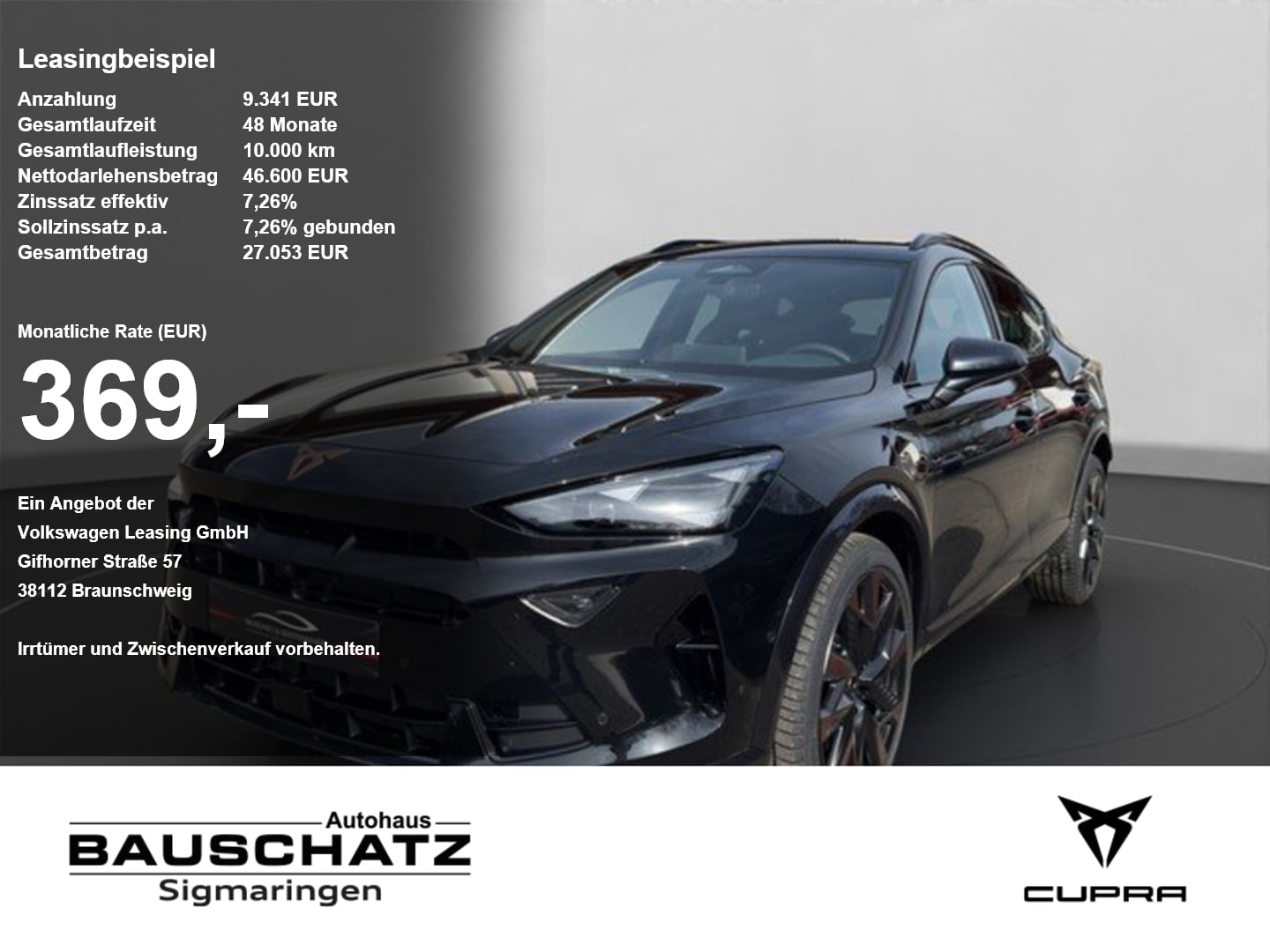 Cupra Formentor VZ 1.5 e-HYBRID 6-Gang-DSG