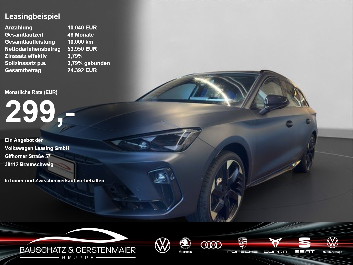 Cupra Leon Sportstourer VZ Tribe Edition 2.0 TSI 7-Gang-DSG 4Drive