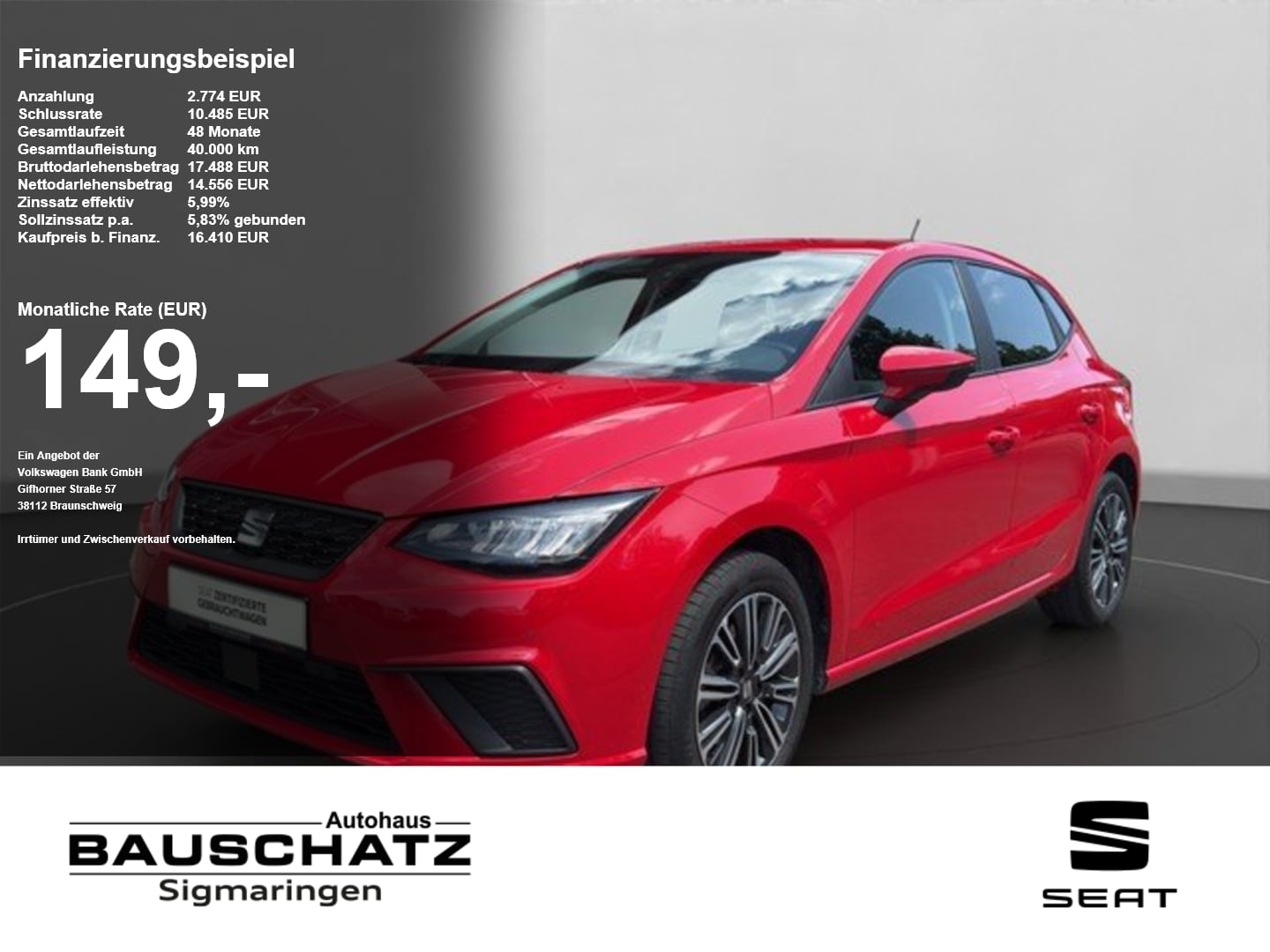 Seat Ibiza 1.0 TSI Style *LED*KESSY*VIRTUAL*PRIVICY* PDC KlimaA Virtual