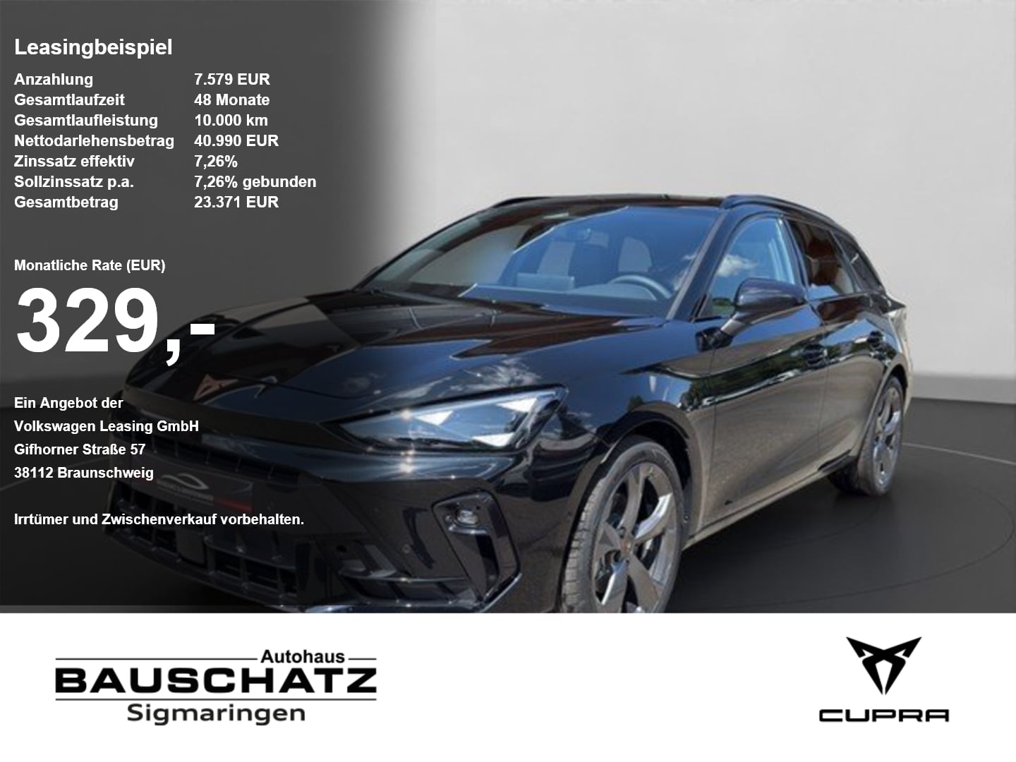 Cupra Leon Sportstourer 1.5 eTSI 7-Gang-DSG