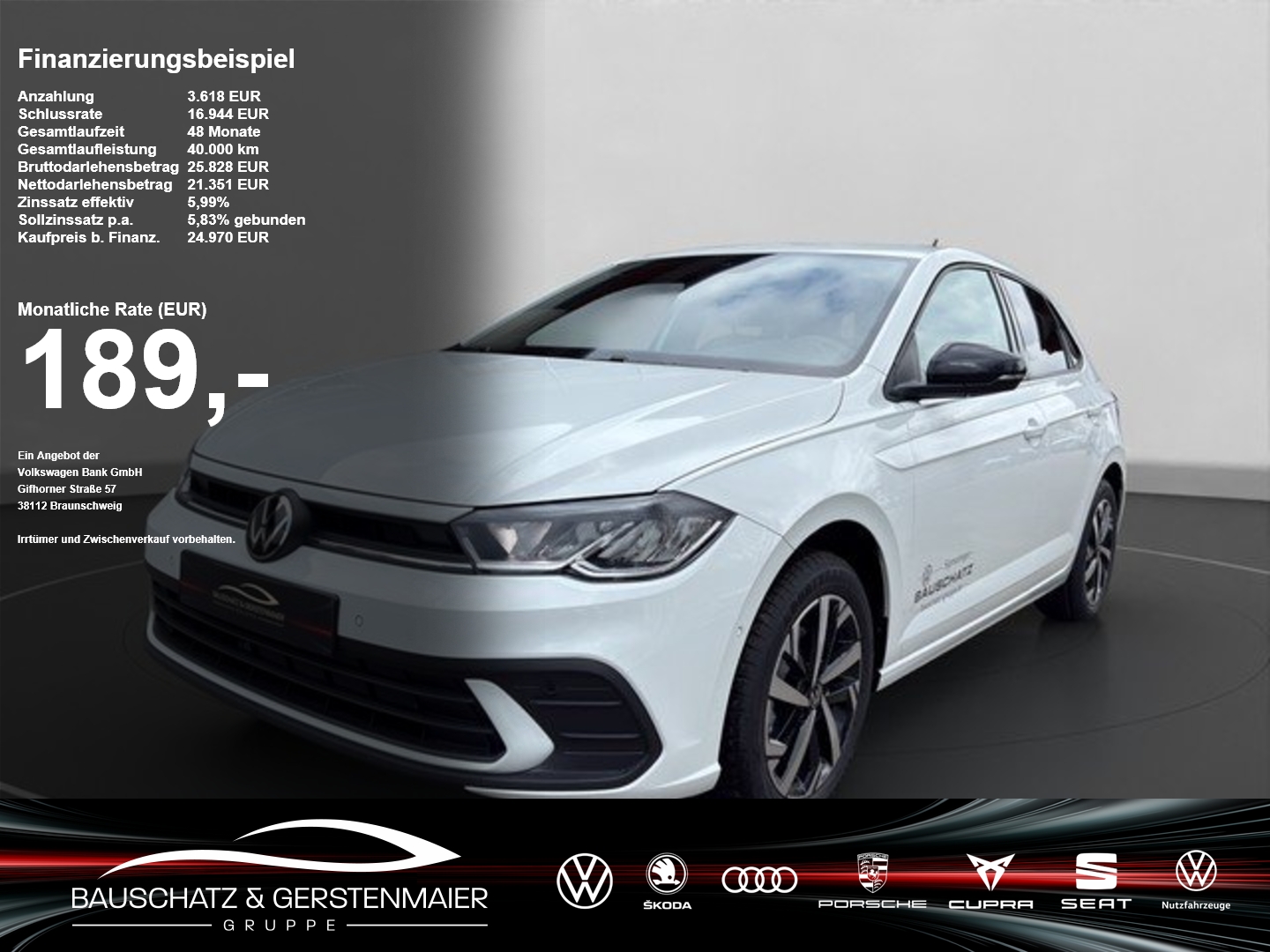 VW Polo 1.0 TSI DSG Energy Life *LED*NAVI*VIRTUAL*