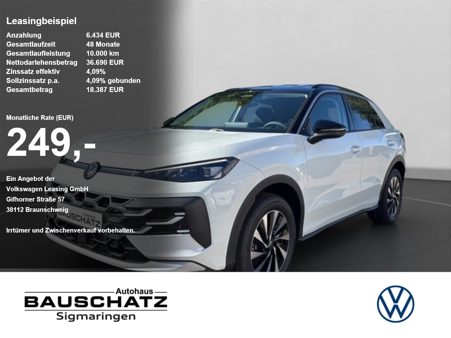 VW T-Roc 1.5 eTSI DSG Life Neues Modell
