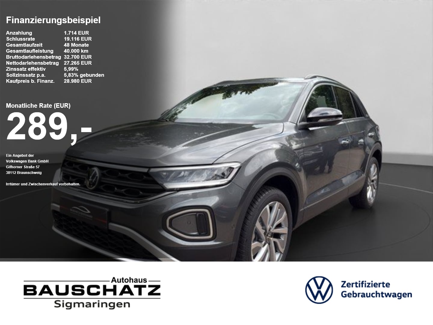 VW T-Roc 2.0 TDI DSG Goal Life