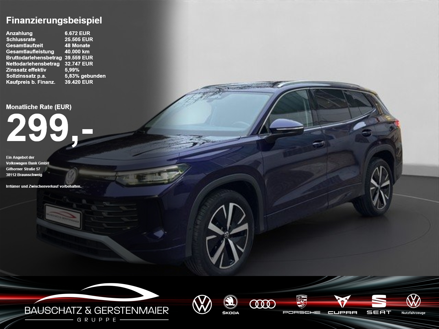 VW Tayron 1.5 eTSI DSG Elegance 7-SITZER*LED*NAVI LED ACC