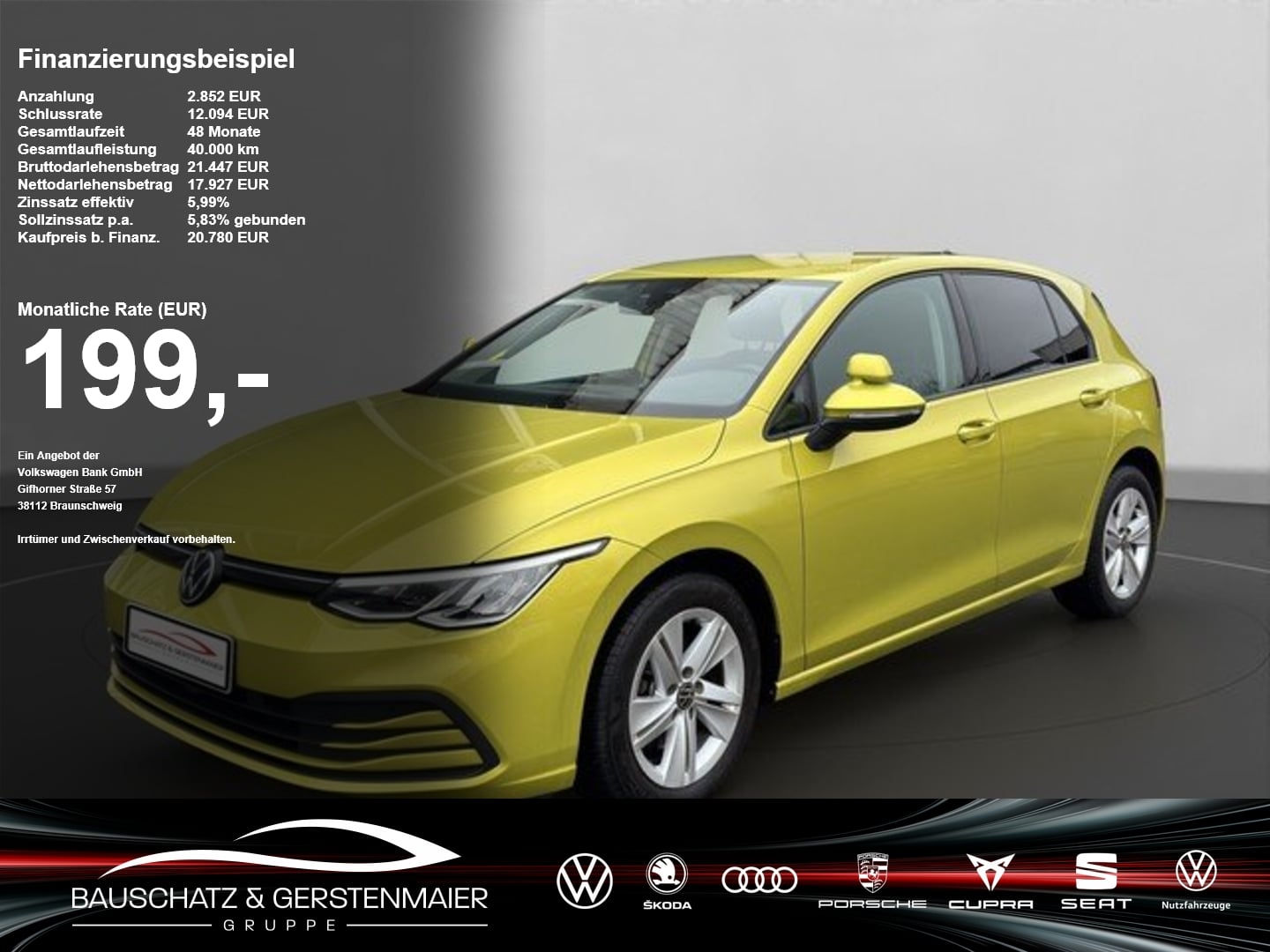 VW Golf VIII 2.0 TDI DSG Life*FAHRSCHULFAHRZEUG AHK Navi Kam. SHZ Virtual
