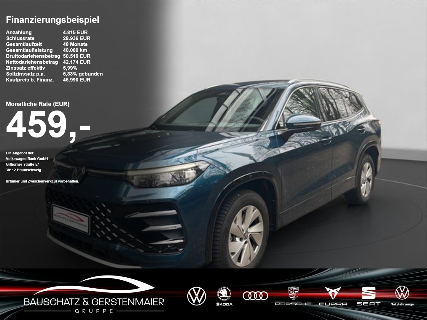 VW Tayron 2.0 TDI DSG R-Line *7-SITZER*AHK* RFK*