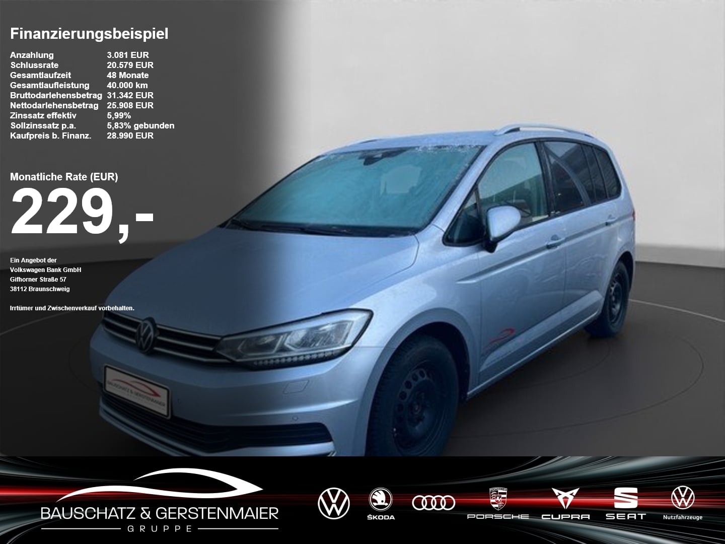 VW Touran 1.5TSI DSG Move *7-SITZER*AHK*NAVI*RFK*