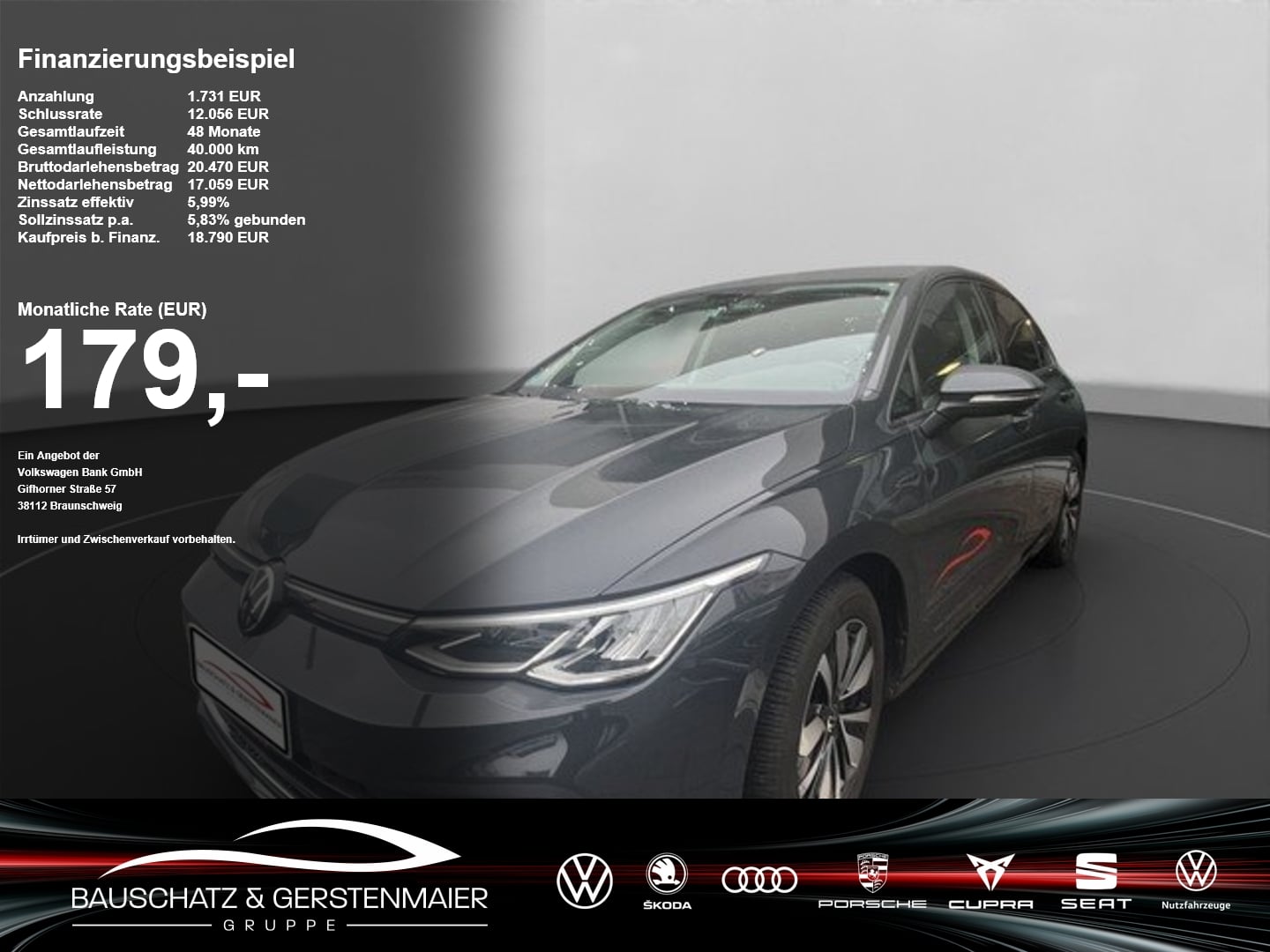 VW Golf VIII 1.0 TSI Move *LED*PDC*VIRTUAL*SZH*
