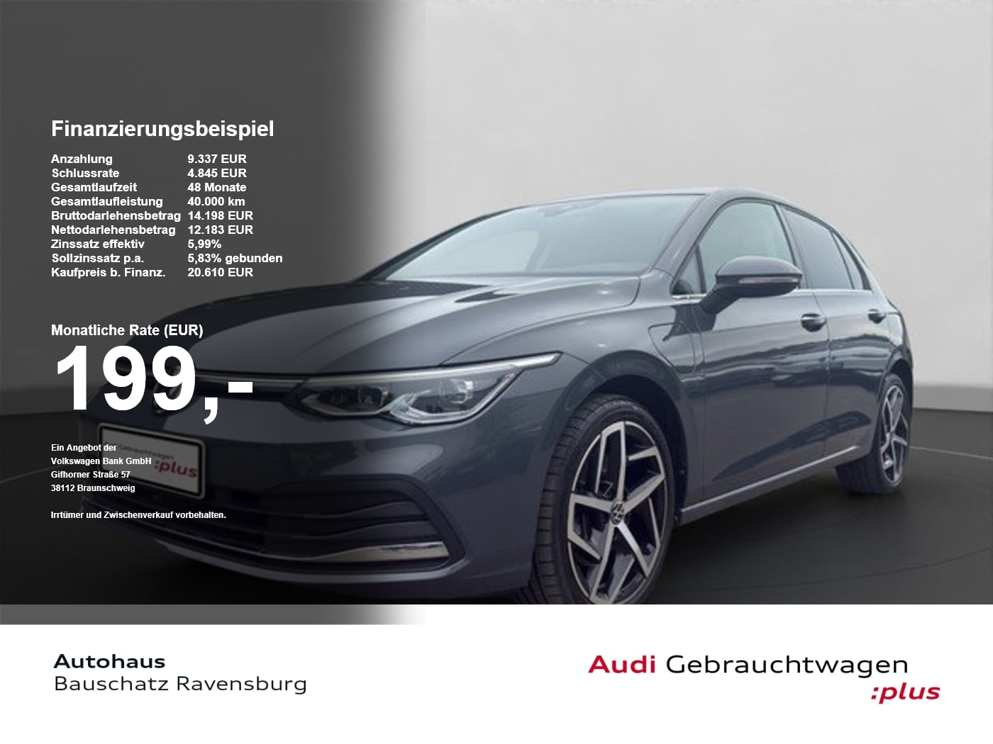 VW Golf VIII 1.4 TSI eHybrid Style *LED*ACC*AHK* AHK Navi ACC DynLicht