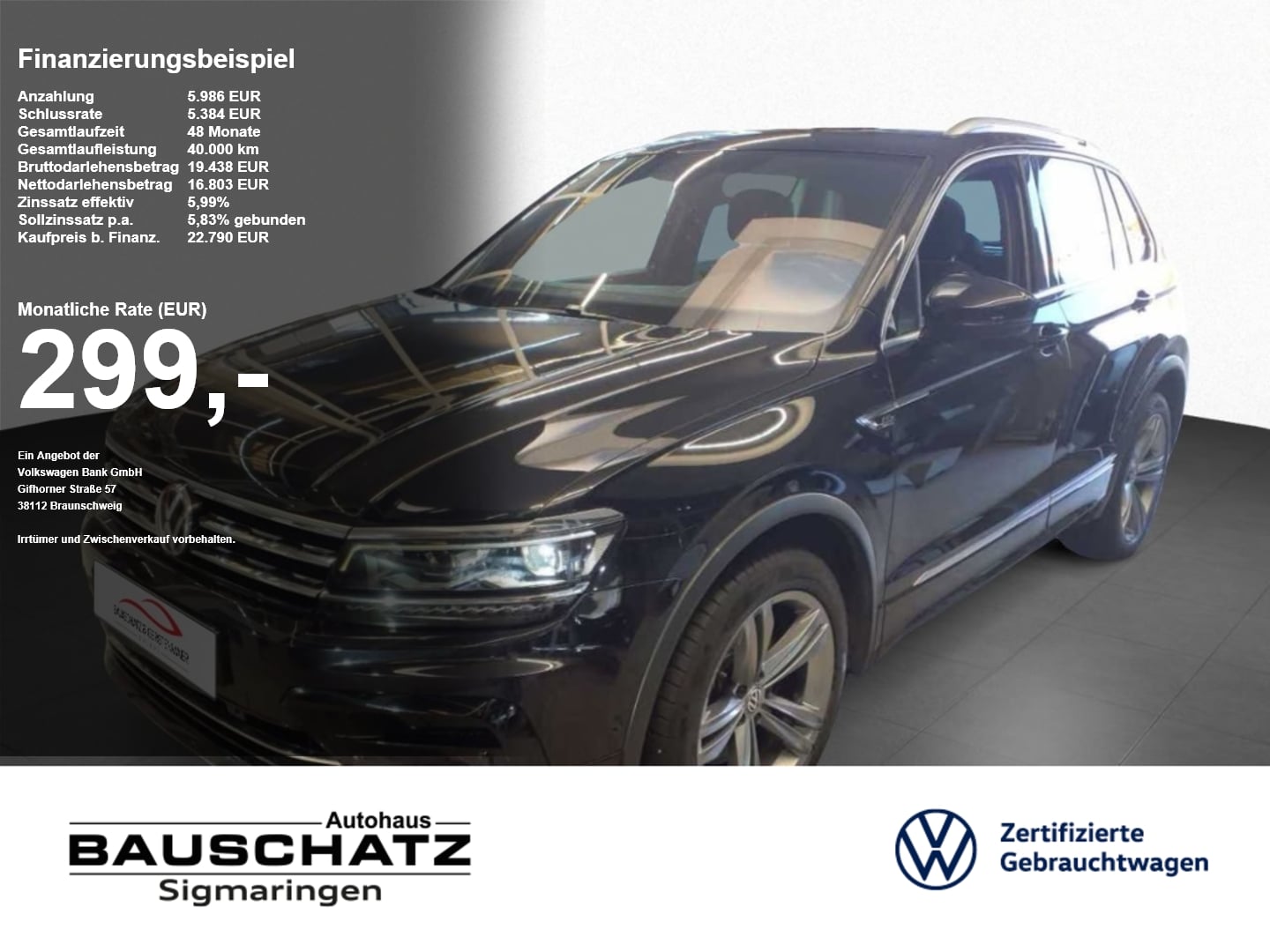 VW Tiguan 4 MOTION Highline R-LINE*AHK*PANO* LED PDC el.Heck