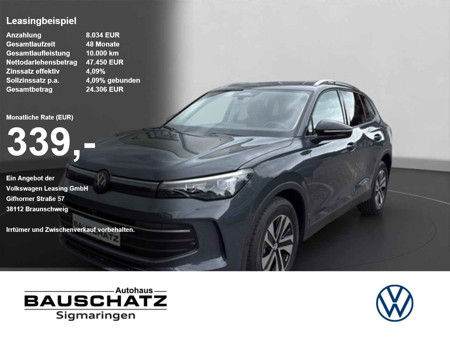 VW Tiguan 2.0 TDI DSG Energy Life