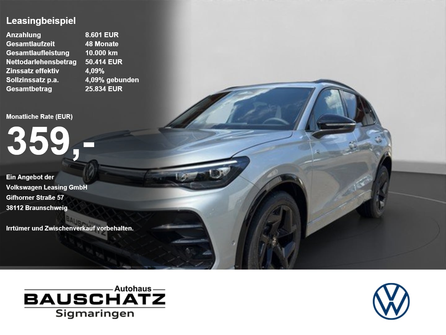 VW Tiguan 1.5 eTSI DSG R-Line