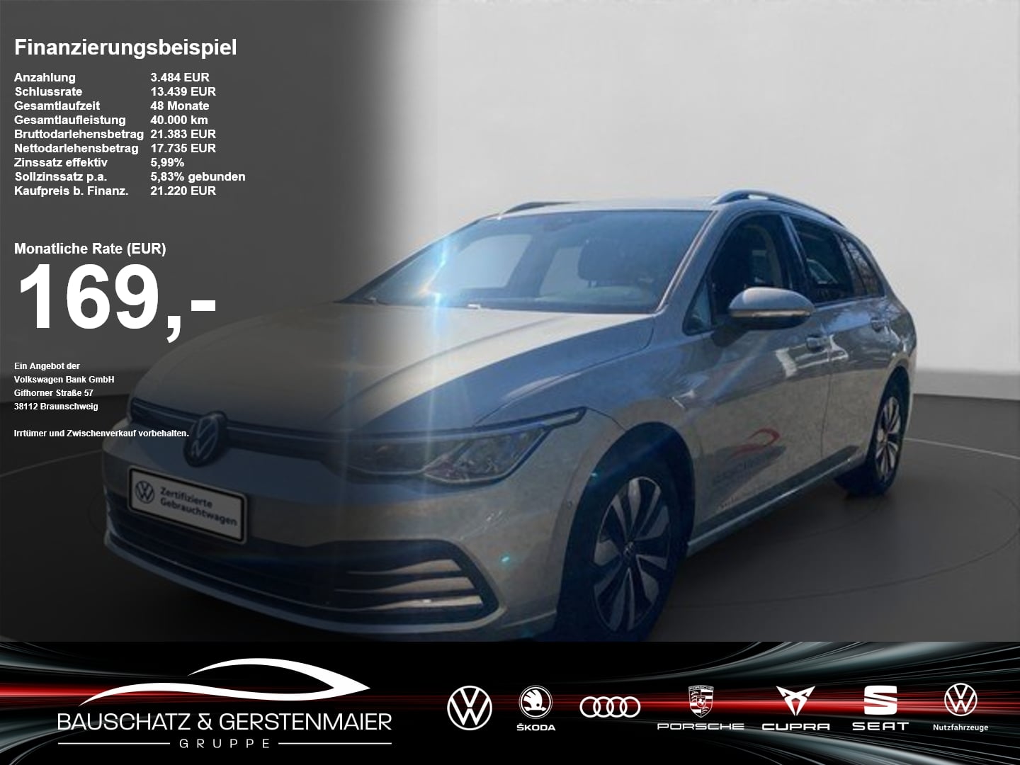 VW Golf VIII Variant 1.5 TSI DSG Move *LED*NAVI*ACC LED Navi ACC